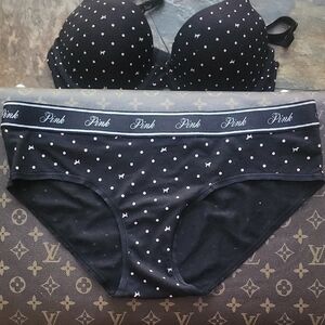 NWT Pink Victoria's Secret Hipster Panty. Size: M